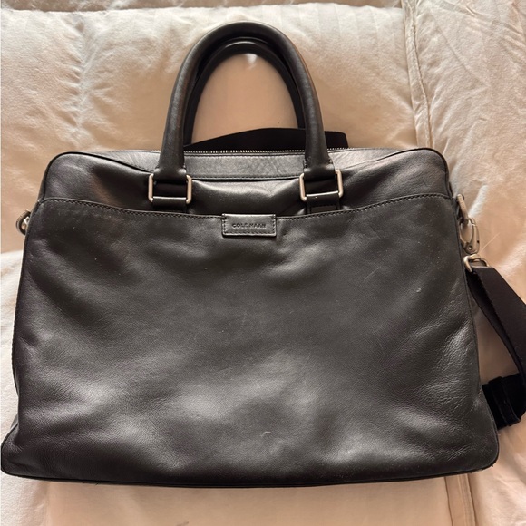 Cole Haan Dark Leather Briefcase